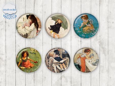 Motiv-Cabochons 1695 25mm (6 Stk)